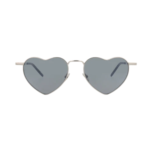 Saint Laurent Cat Eye-Frame Metal Sunglasses Silver Silver Silver (SL301LOULO-30007818-014)