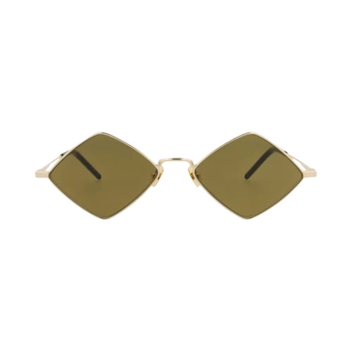 Saint Laurent Square-Frame Metal Sunglasses Gold Gold Brown (SL302LISA-30007821-011)