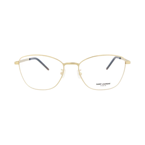 Saint Laurent Cat Eye-Frame Metal Optical Frames 'Gold Gold Transparent'