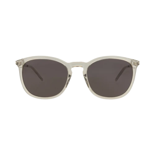 Saint Laurent Square-Frame Acetate Sunglasses 'Brown Silver Black'