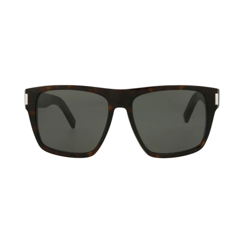 Saint Laurent Sunglasses Square-Frame Acetate Havana Havana Grey (SL424-30010663-002)