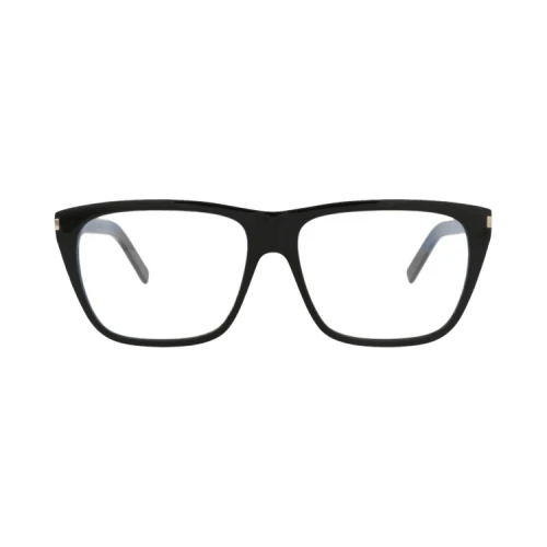 Saint Laurent Square-Frame Acetate Optical Frames Black Black Transparent (SL434SLIM-30010714-001)