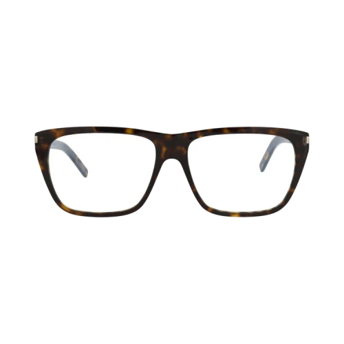 Saint Laurent Square-Frame Acetate Optical Frames Havana Havana Transparent (SL434SLIM-30010714-002)