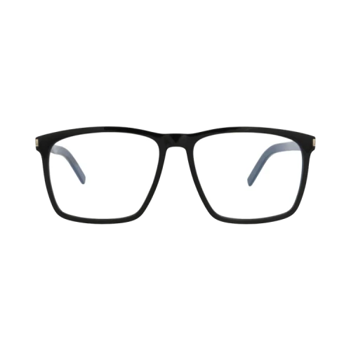 Saint Laurent Square-Frame Acetate Optical Frames Black Black Transparent (SL435SLIM-30010721-001)