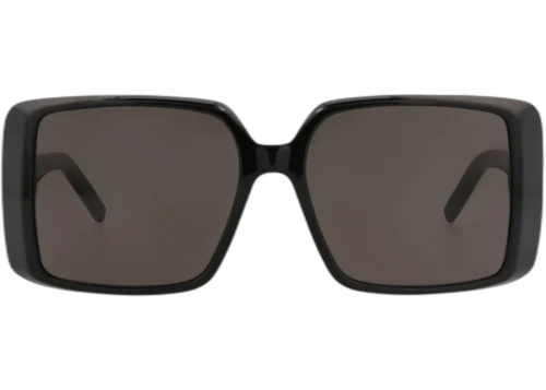 Saint Laurent Square-Frame Acetate Sunglasses Black Black Black (SL451-30011071-001)