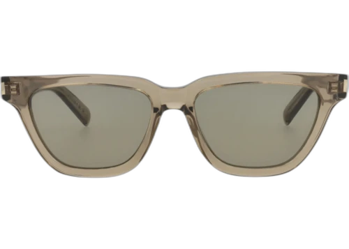 Saint Laurent Cat Eye-Frame Recycled Acetate Sunglasses Brown/Brown/Grey (SL462SULPI-30011402-017)