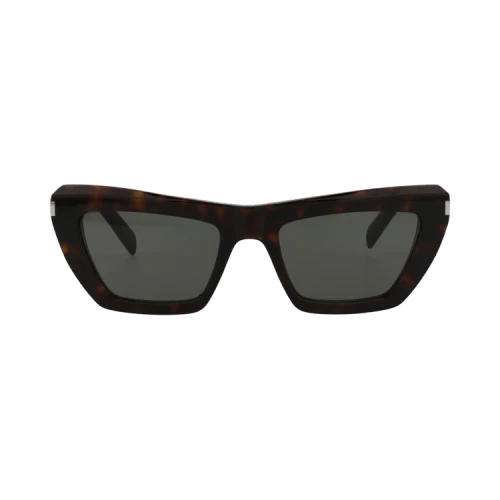 Saint Laurent Sunglasses Square-Frame Acetate Havana Havana Grey (SL467-30011599-002)