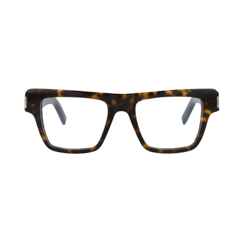 Saint Laurent Square-Frame Acetate Optical Frames Havana Havana Transparent (SL469OPT-30011675-002)