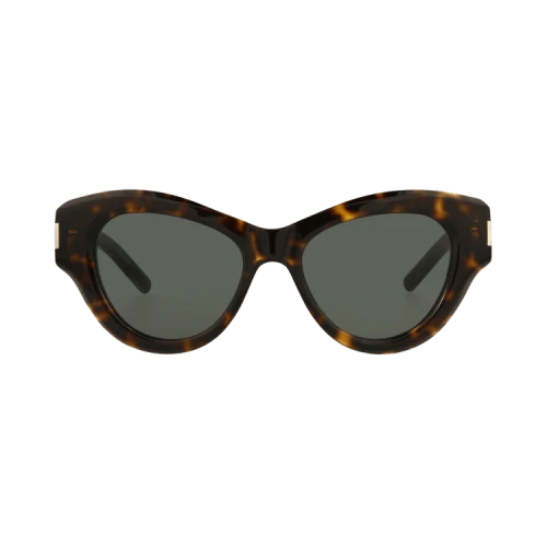 Saint Laurent Cat Eye-Frame Acetate Sunglasses Havana Havana Grey (SL506-30013051-002)