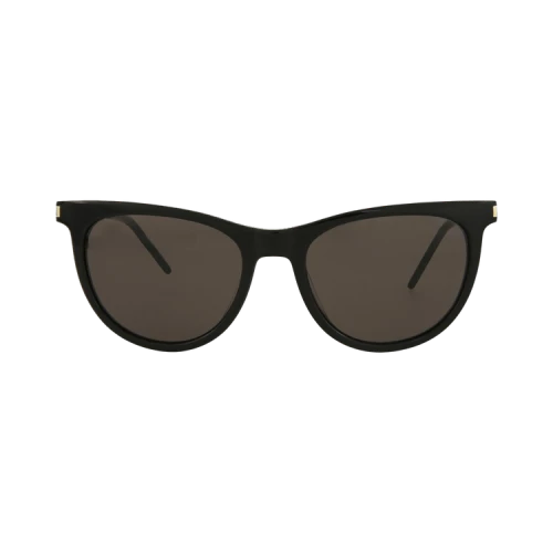 Saint Laurent Cat Eye-Frame Acetate Sunglasses Black Silver Black (SL510-30013058-001)