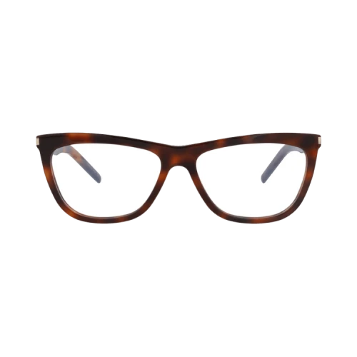 Saint Laurent Cat Eye-Frame Acetate Optical Frames 'Havana Havana Transparent'