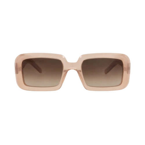 Saint Laurent Square-Frame Recycled Acetate Sunglasses 'Orange Orange Brown'