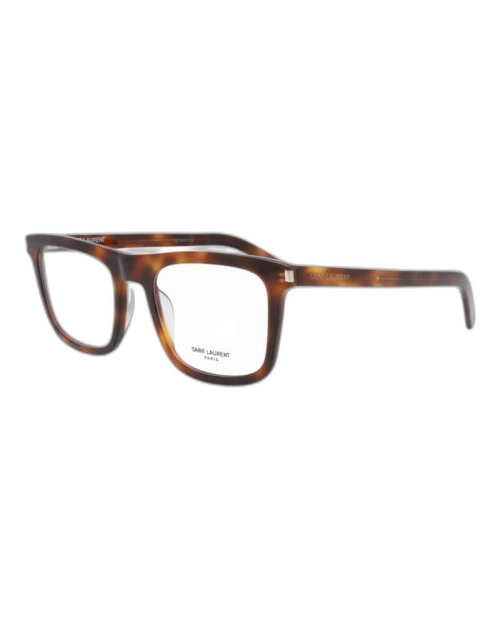 Saint Laurent Square Eyeglasses Havana/Havana/Transparent (SL547SLIMO-30013701-002)