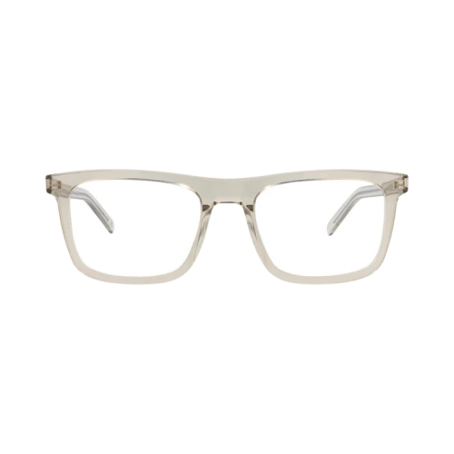 Saint Laurent Photochromic Square-Frame Acetate Optical Frames 'Beige Beige Transparent'