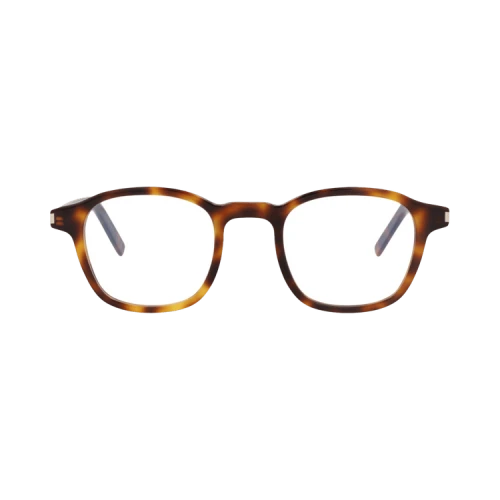 Saint Laurent Photochromic Round-Frame Acetate Optical Frames 'Havana Havana Transparent'