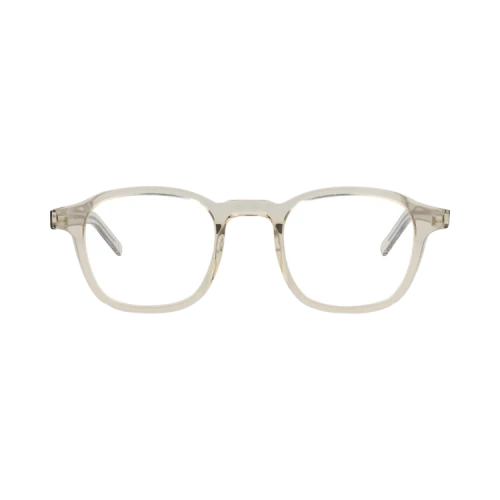 Saint Laurent Photochromic Round-Frame Acetate Optical Frames 'Beige Beige Transparent'