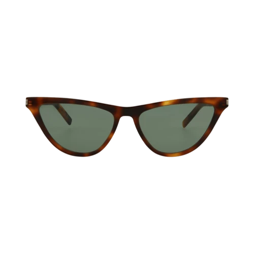 Saint Laurent Cat Eye Sunglasses Havana/Havana/Green (SL550SLIM-30013720-002)