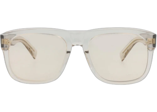 Saint Laurent Square-Frame Recycled Acetate Sunglasses Beige Beige Yellow (SL558-30013781-009)