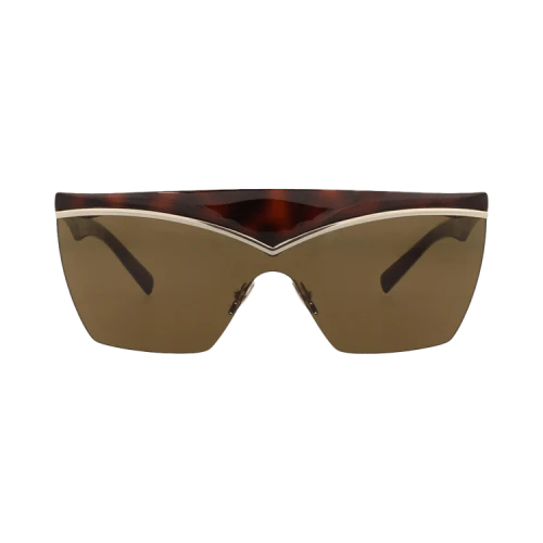Saint Laurent Shield-Frame Injection Sunglasses Havana Havana Brown (SL614MASK-30014960-002)