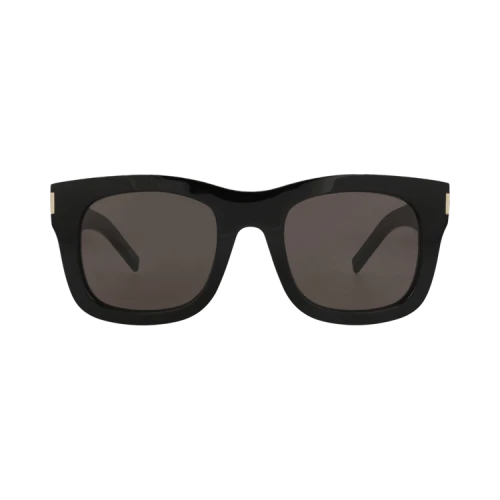 Saint Laurent Square-Frame Recycled Acetate Sunglasses Black Black Black (SL650MONCE-30014958-001)