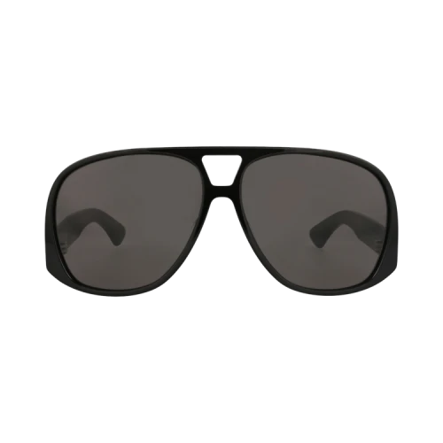 Saint Laurent Aviator-Frame Recycled Acetate Sunglasses Black Black Black (SL652FSOLA-30015647-001)