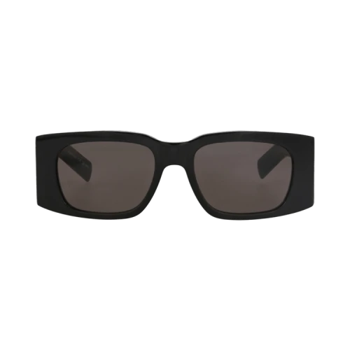 Saint Laurent Square-Frame Recycled Acetate Sunglasses 'Black Black Black'