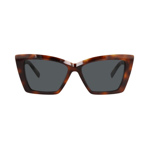 Saint Laurent Cat Eye-Frame Recycled Acetate Sunglasses 'Havana Havana Black'