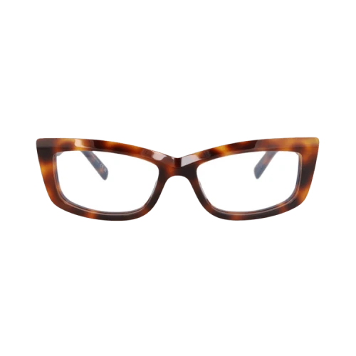 Saint Laurent Photochromic Cat Eye-Frame Recycled Acetate Optical Frames 'Havana Havana Transparent'