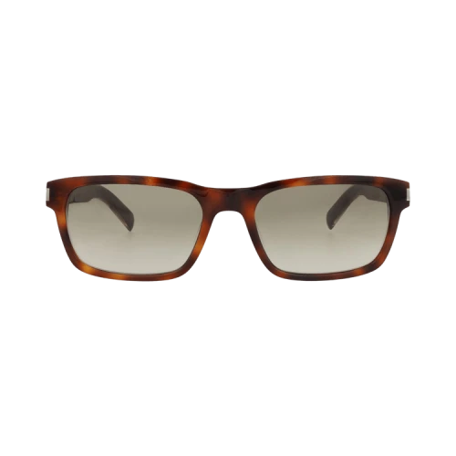 Saint Laurent Square-Frame Recycled Acetate Sunglasses Havana Crystal Brown (SL662-30015242-002)
