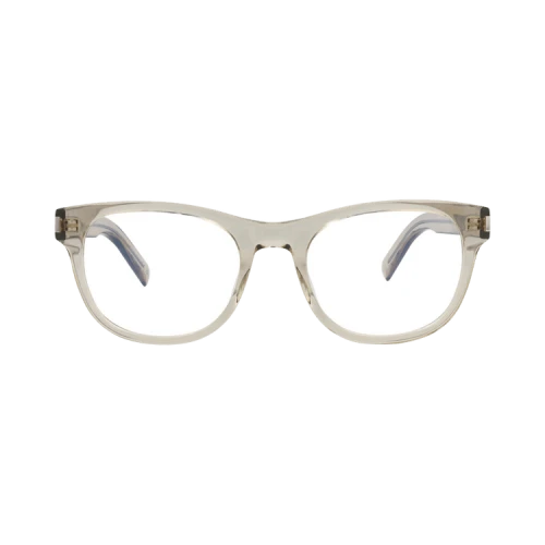 Saint Laurent Square-Frame Recycled Acetate Optical Frames Beige Beige Transparent (SL663-30015243-003)