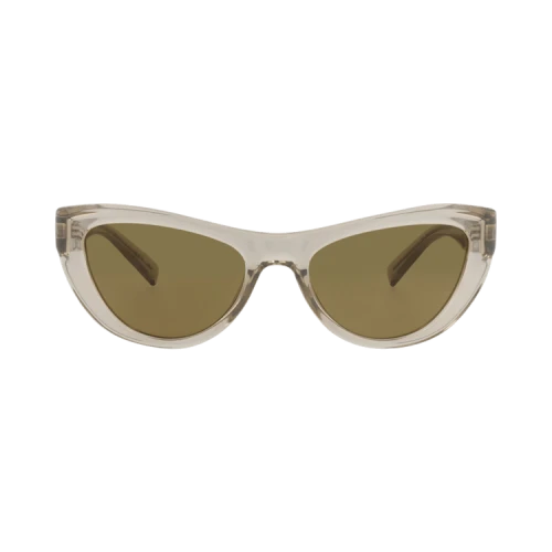 Saint Laurent Sunglasses Cat Eye-Frame Bio Injection Beige Beige Bron (SL676-30015299-005)