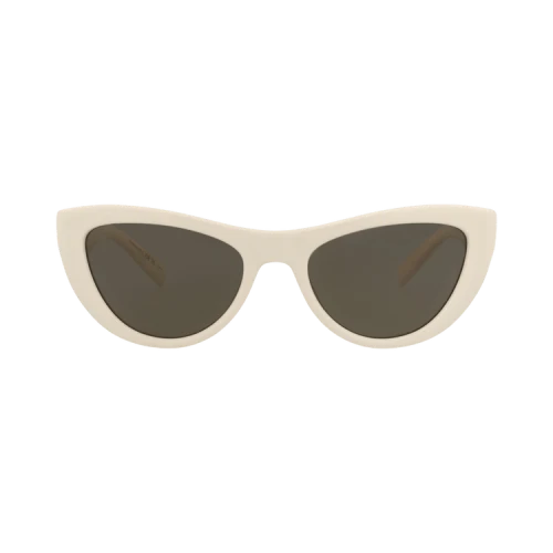 Saint Laurent Sunglasses Cat Eye-Frame Bio Injection Ivory Ivory Grey (SL676-30015299-008)