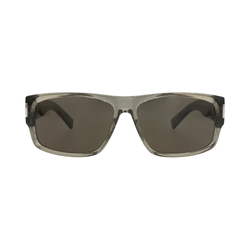 Saint Laurent Square-Frame Recycled Acetate Sunglasses 'Brown Brown Grey'