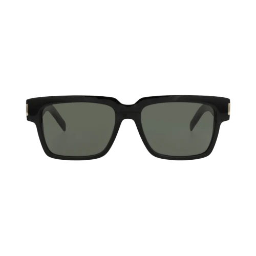 Saint Laurent Square-Frame Recycled Acetate Sunglasses Black Havana Grey (SL732FVADI-30015924-002)