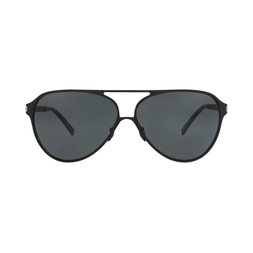 Saint Laurent Aviator-Frame Metal Sunglasses 'Black Black Black'