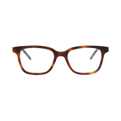 Saint Laurent Photochromic Square-Frame Recycled Acetate Optical Frames 'Havana Havana Transparent'