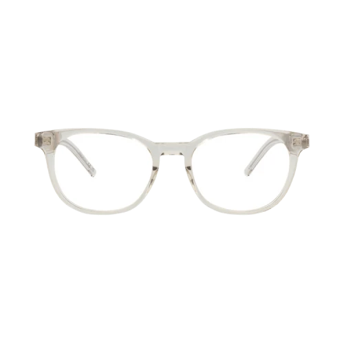 Saint Laurent Round-Frame Recycled Acetate Optical Frames Beige Beige Transparent (SLM111-30014324-004)