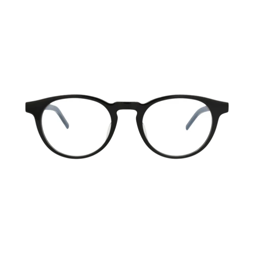 Saint Laurent Round-Frame Recycled Acetate Optical Frames Black Black Transparent (SLM122F-30014321-001)