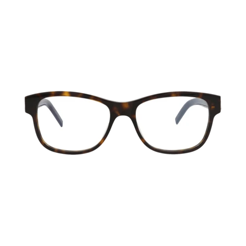 Saint Laurent Square-Frame Recycled Acetate Optical Frames Havana Havana Transparent (SLM132-30015275-005)