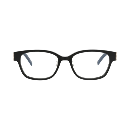 Saint Laurent Square-Frame Recycled Acetate Optical Frames Black Black Transparent (SLM33J-30015282-001)