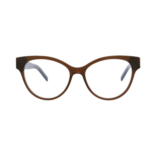 Saint Laurent Cat Eye-Frame Acetate Optical Frames 'Brown Brown Transparent'