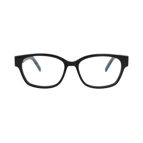 Saint Laurent Square-Frame Acetate Optical Frames 'Black Black Transparent'