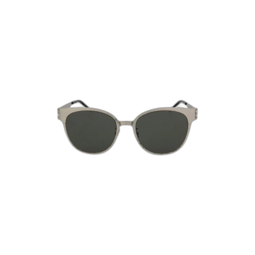 Saint Laurent Round Metal Sunglasses 'Silver'