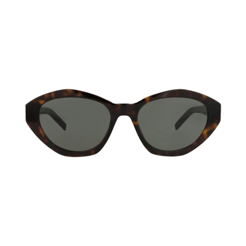 Saint Laurent Cat Eye-Frame Acetate Sunglasses Havana Havana Grey (SLM60-30008537-002)
