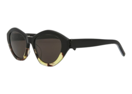 Saint Laurent Cat Eye Sunglasses Havana/Black/Black (SLM60-30008537-004)