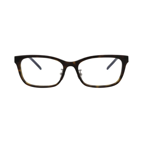 Saint Laurent Square-Frame Acetate Optical Frames 'Havana Silver Transparent'