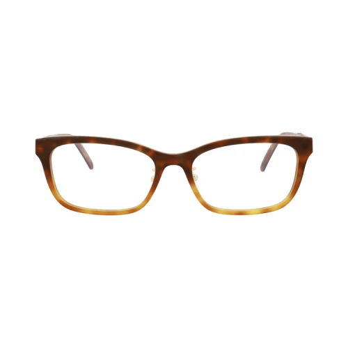 Saint Laurent Square-Frame Acetate Optical Frames 'Havana Gold Transparent'