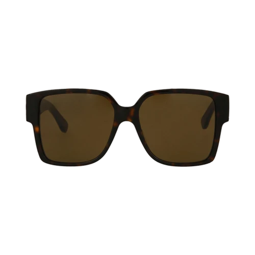 Saint Laurent Square-Frame Acetate Sunglasses Shiny Dark Havana (SLM9-30001591-003)