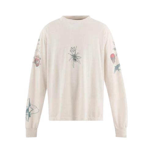 Saint Michael x Dr. Woo Tattoo Long-Sleeve Tee 'White'