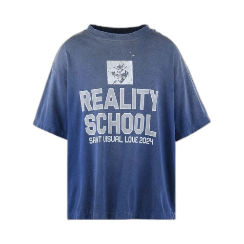 SAINT Mxxxxxx Reality School Short-Sleeve T-Shirt 'Navy'